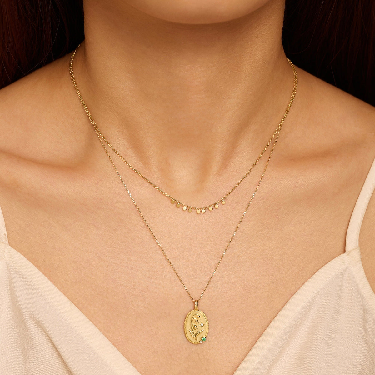 Lily Of The Valley Flower Necklace