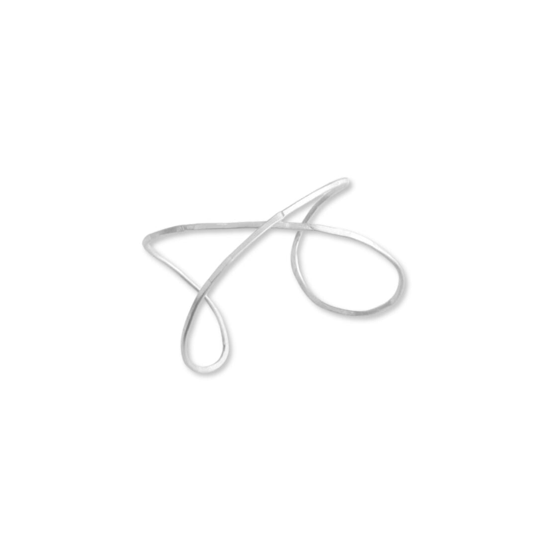 Cross Infinity Cuff Bracelet