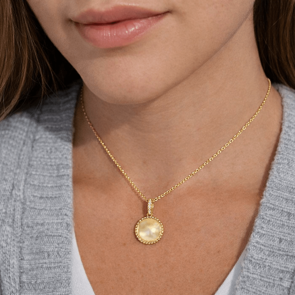 Engravable Medallion Necklace