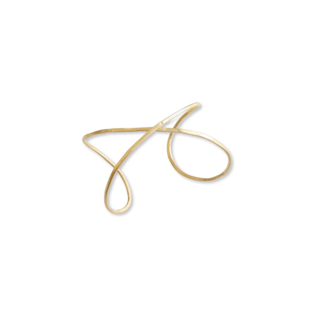 Cross Infinity Cuff Bracelet