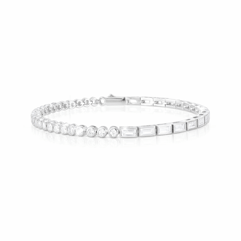 Contemporary Tennis Bracelet
