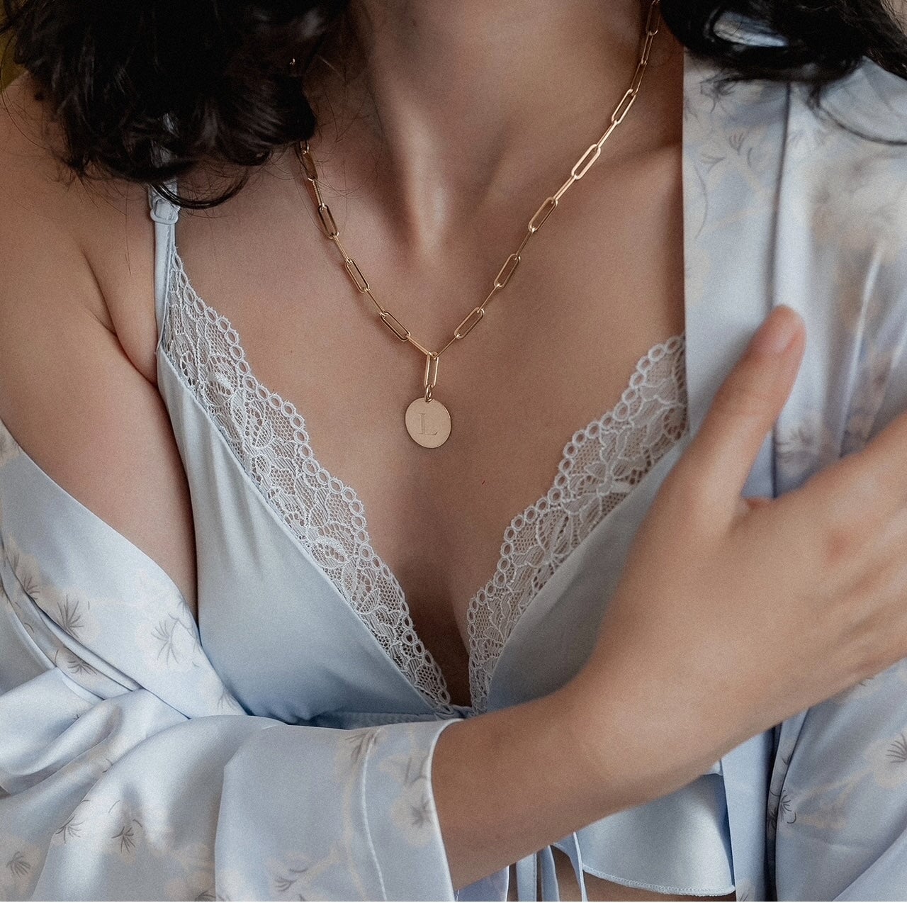 Whitney Large Paperclip Necklace
