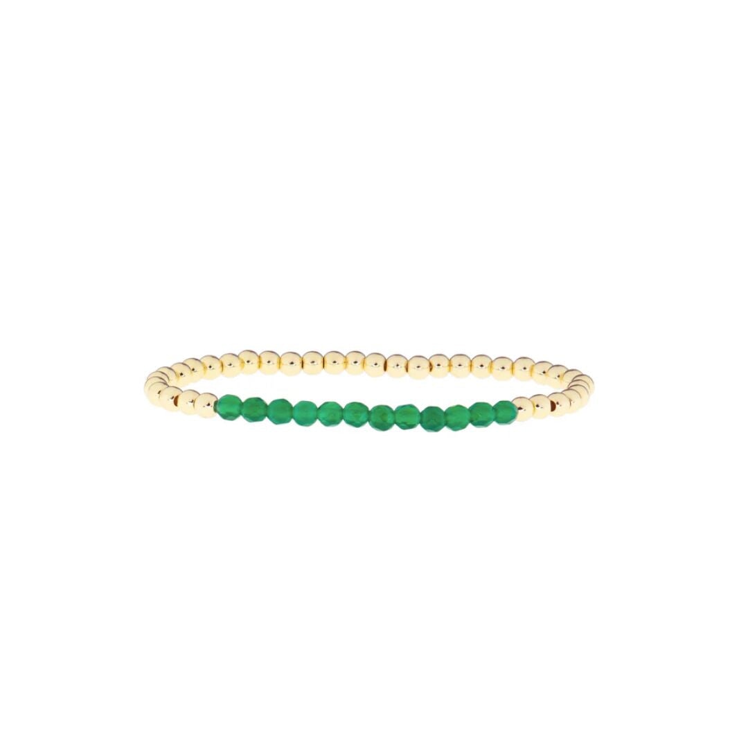 Emerald Section Bracelet