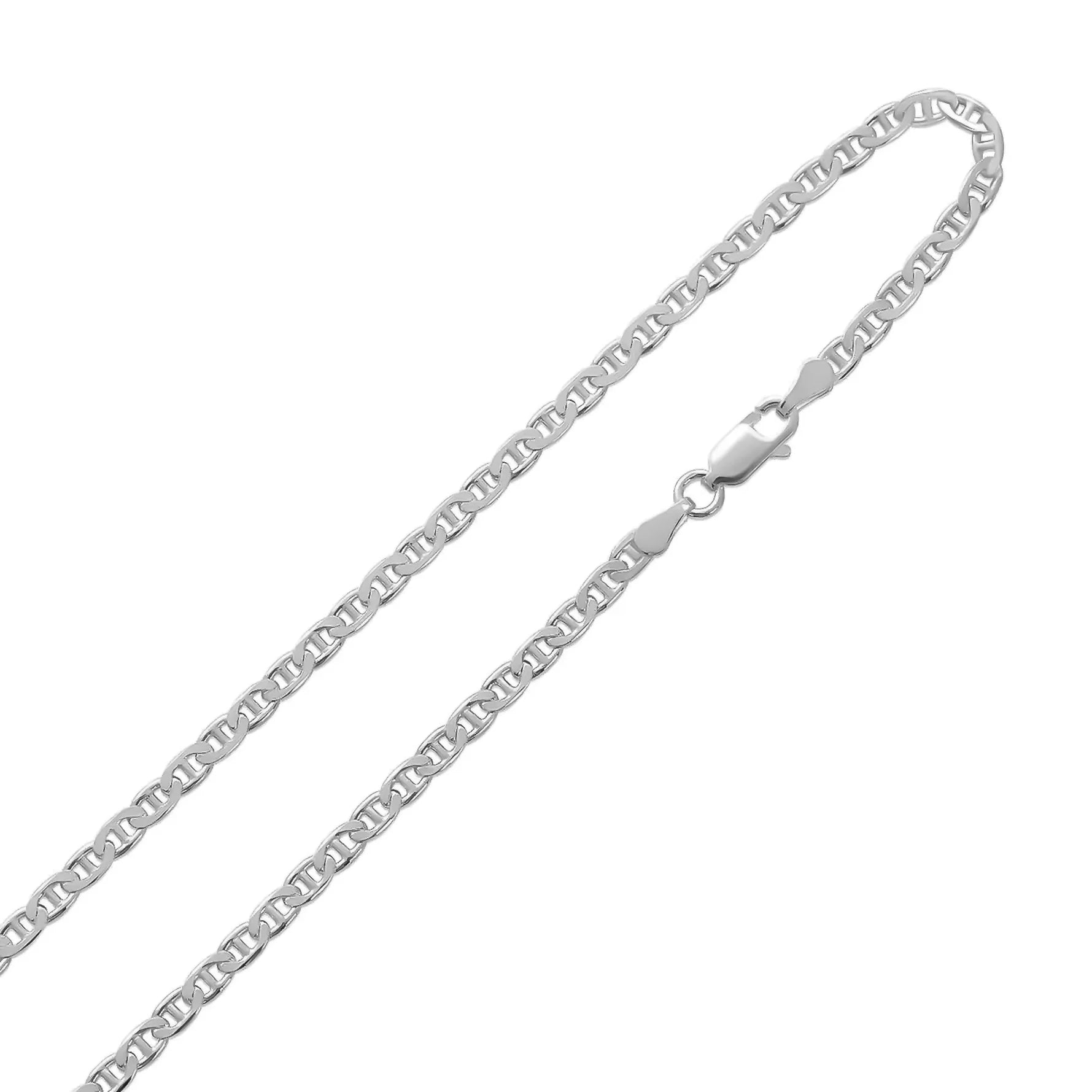 Flat Mariner Chain - Sterling Silver