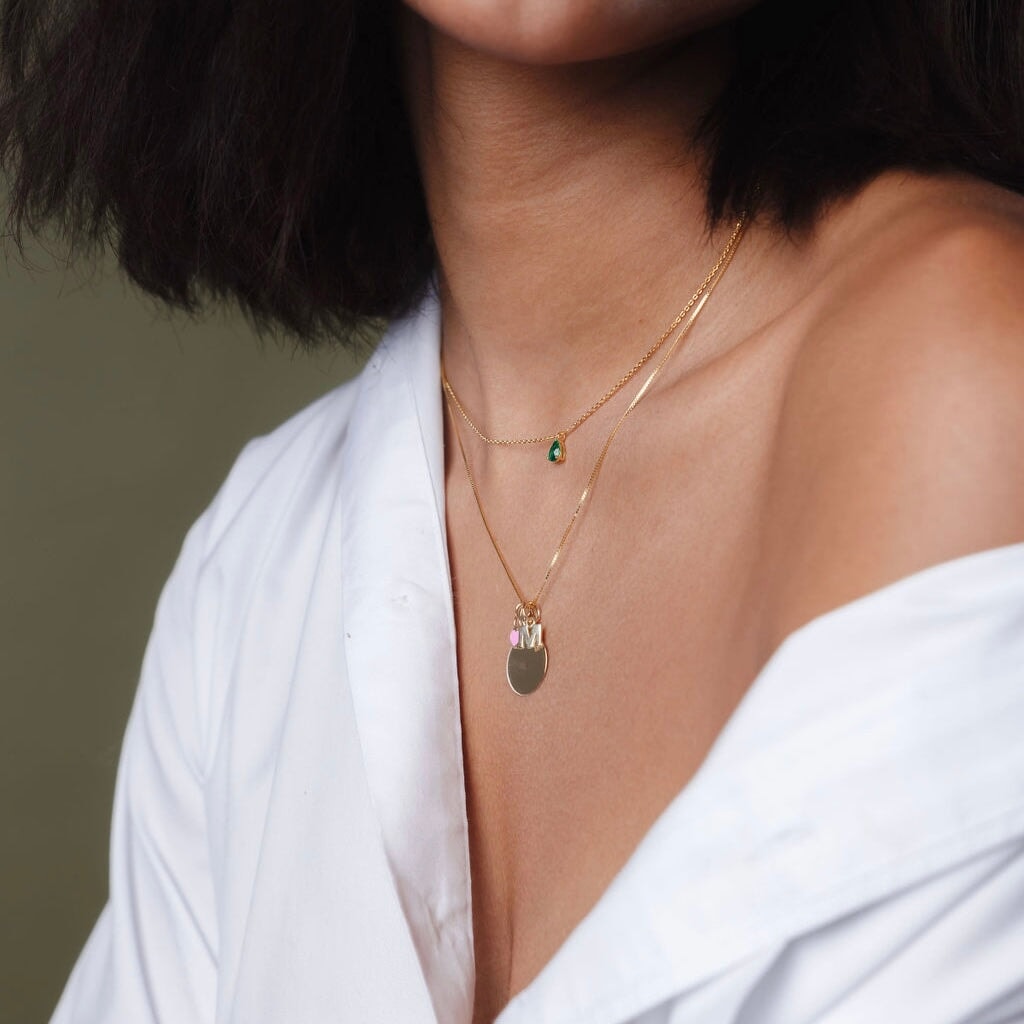 14K Gold Initial Charm