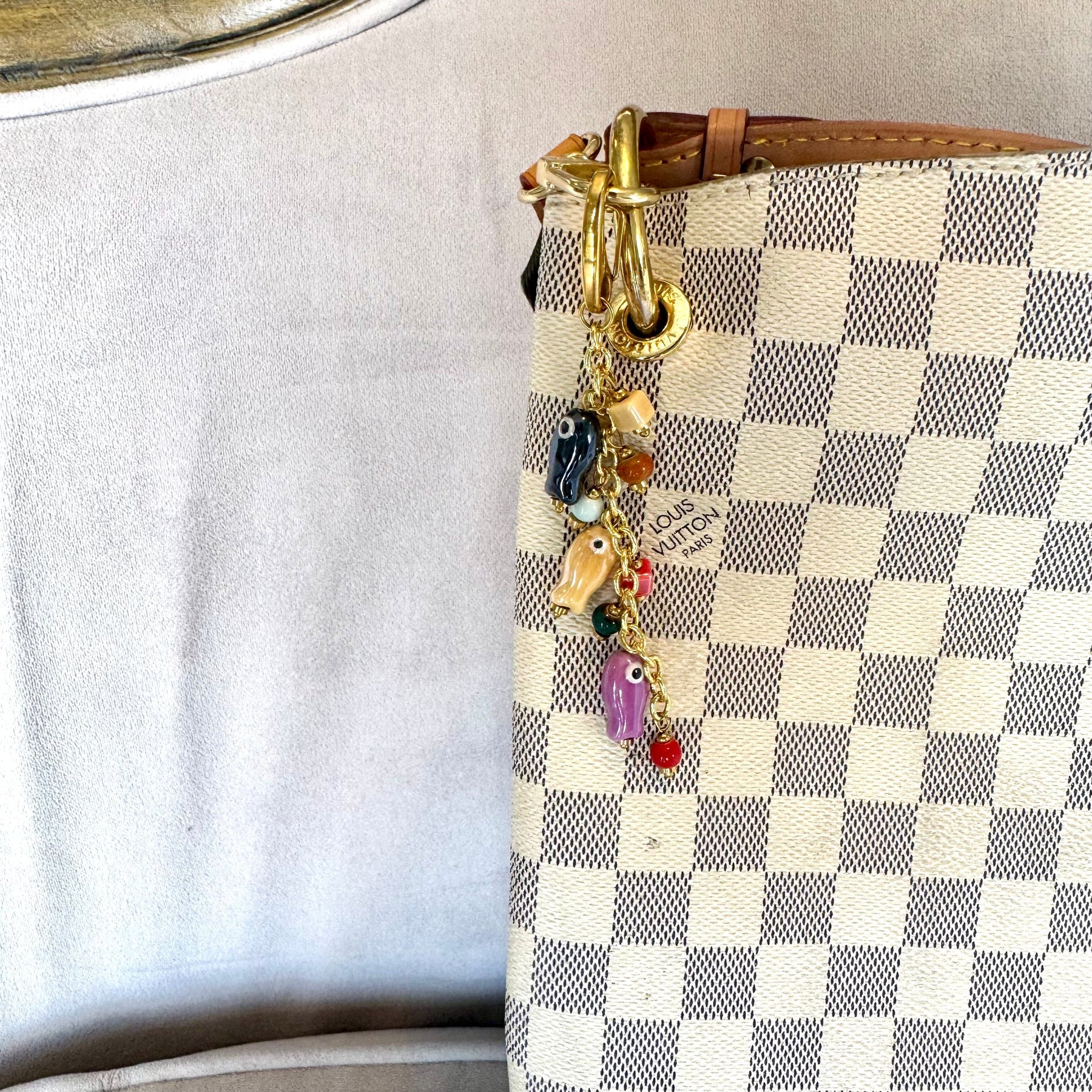 Evil Eye and Fish Bag Charm