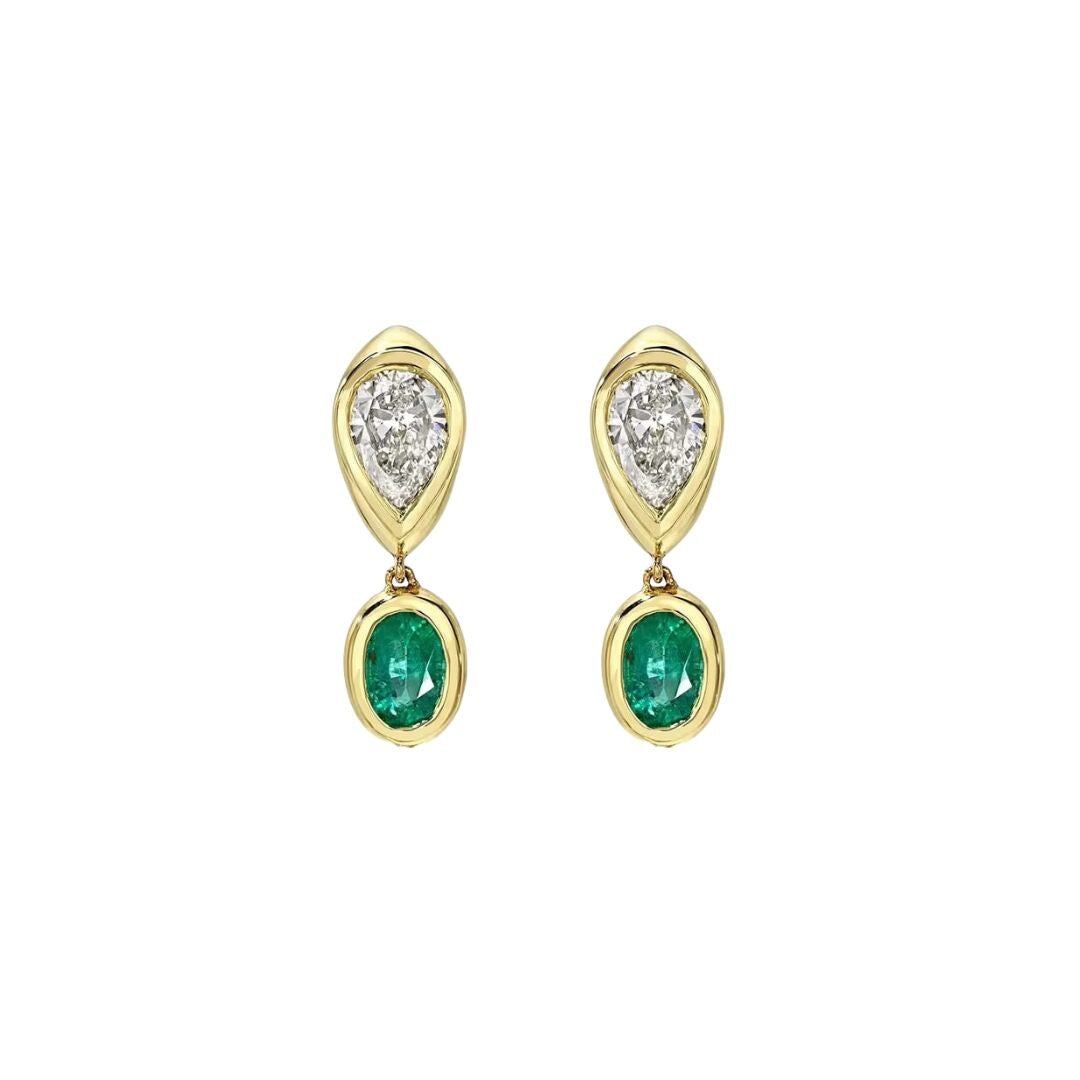 Emerald Drop Earring
