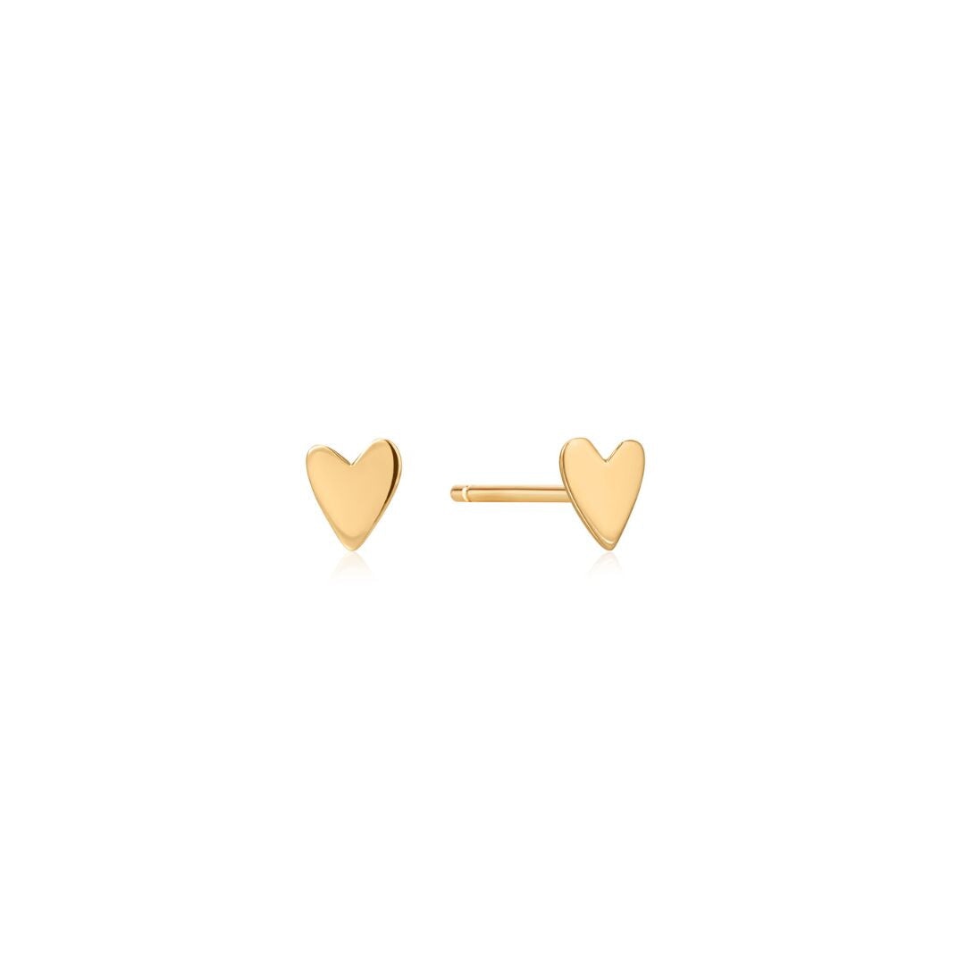 Ava Heart Stud Earrings