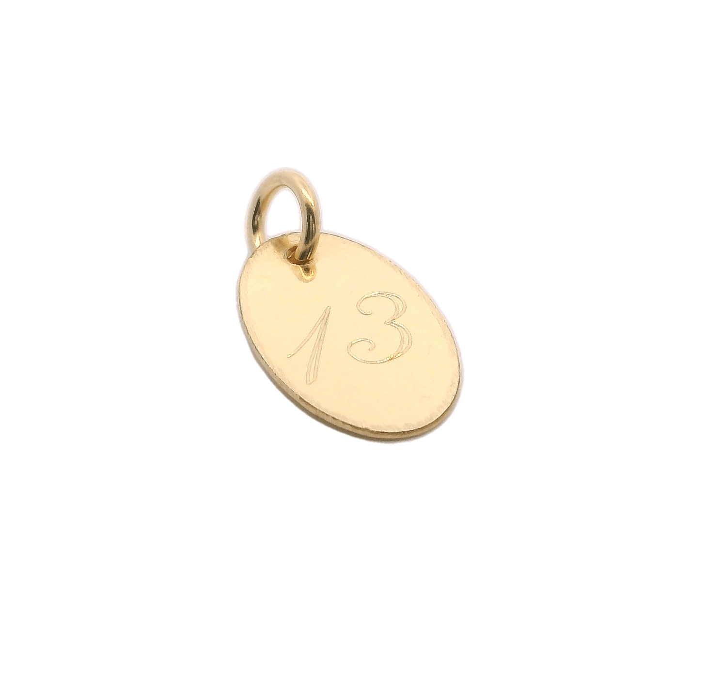 Engravable Oval Charm