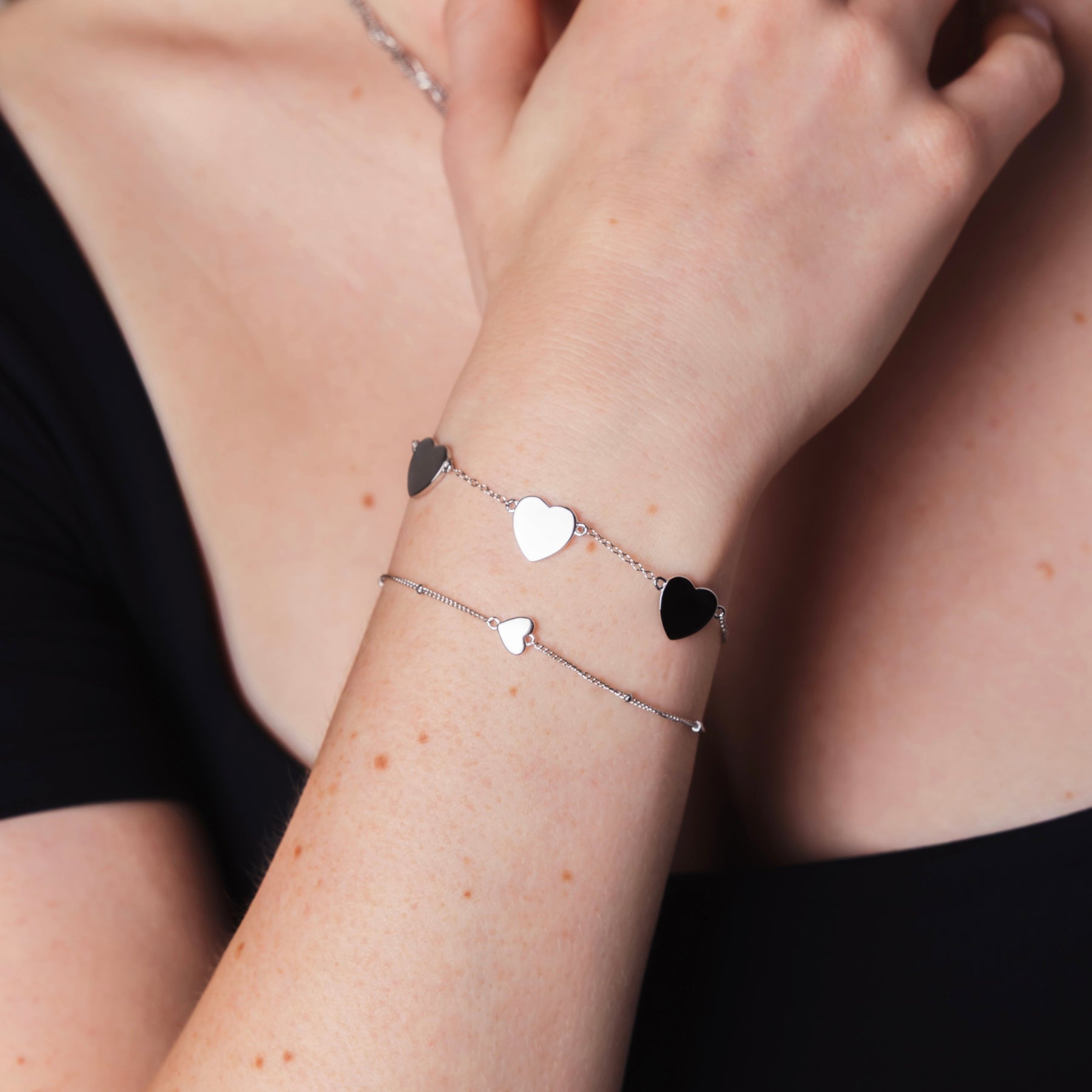 Ava Triple Heart Bracelet