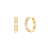 Clara Sparkly Thick Hoops