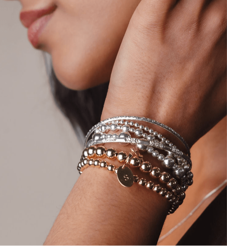 Flower Embossed Bangle