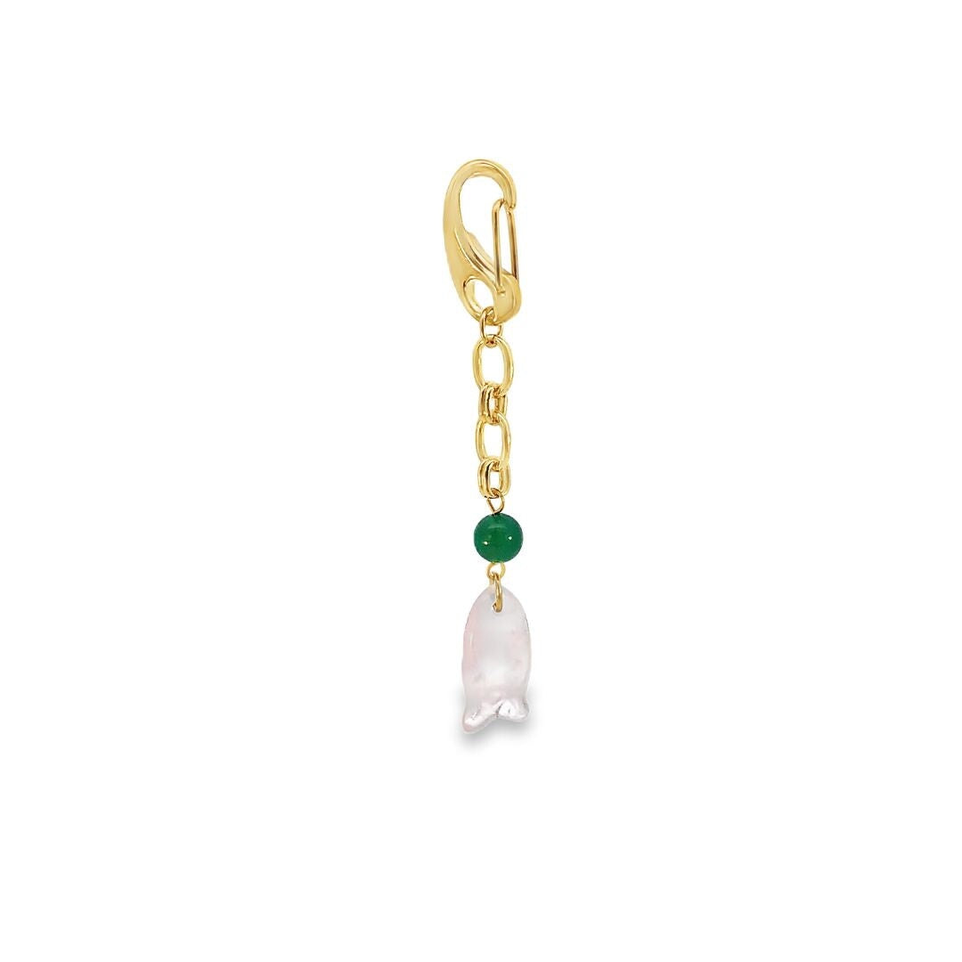 Gemstone Fish Bag Charms