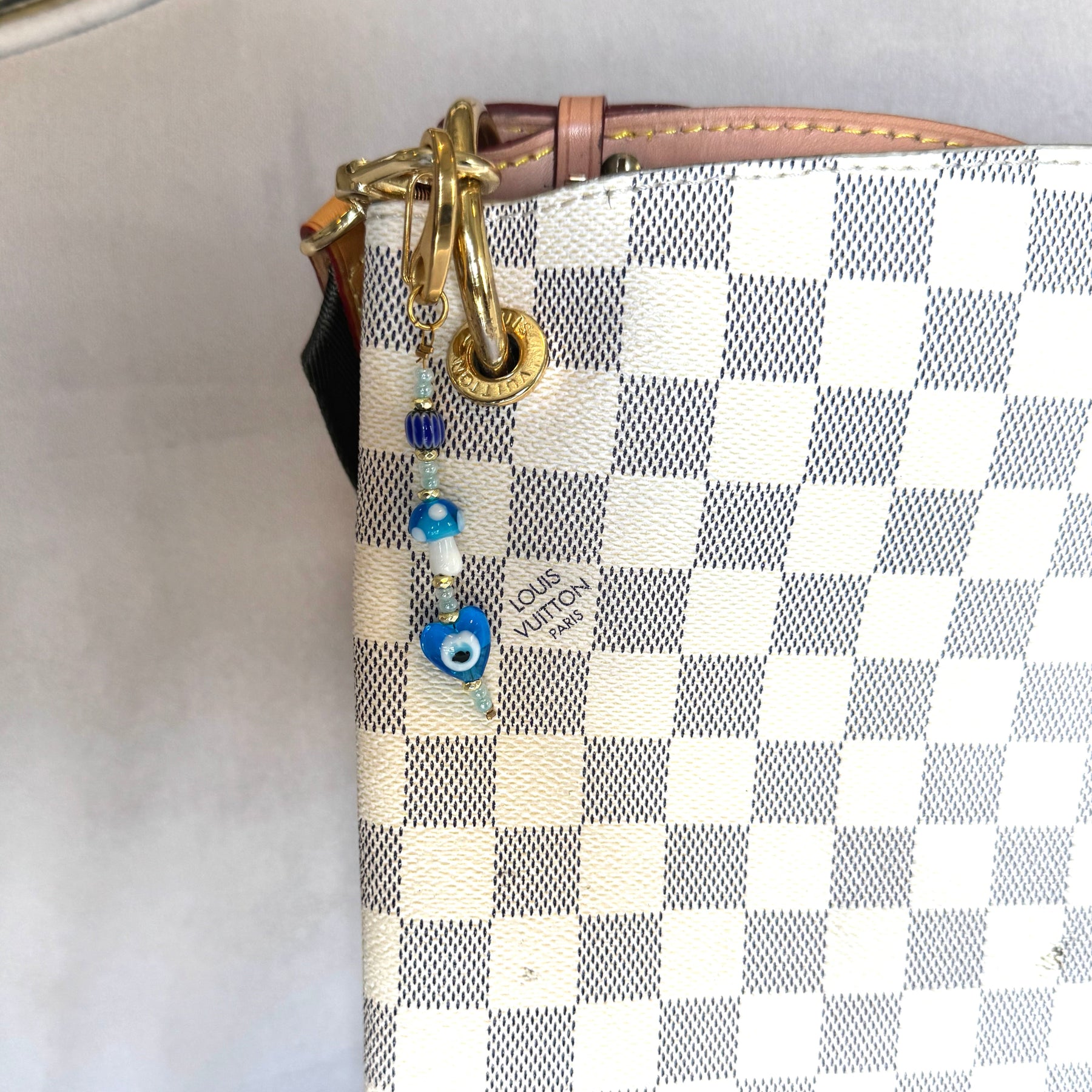 Evil Eye and Fish Bag Charm