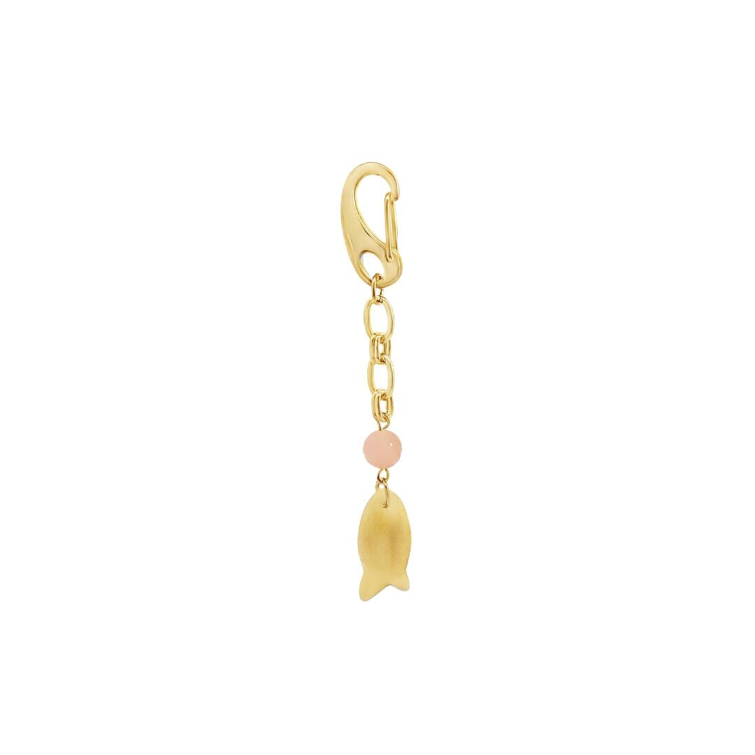 Gemstone Fish Bag Charms