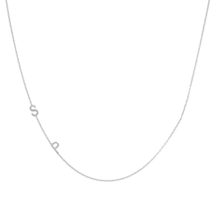 Asymmetrical Initial Necklace