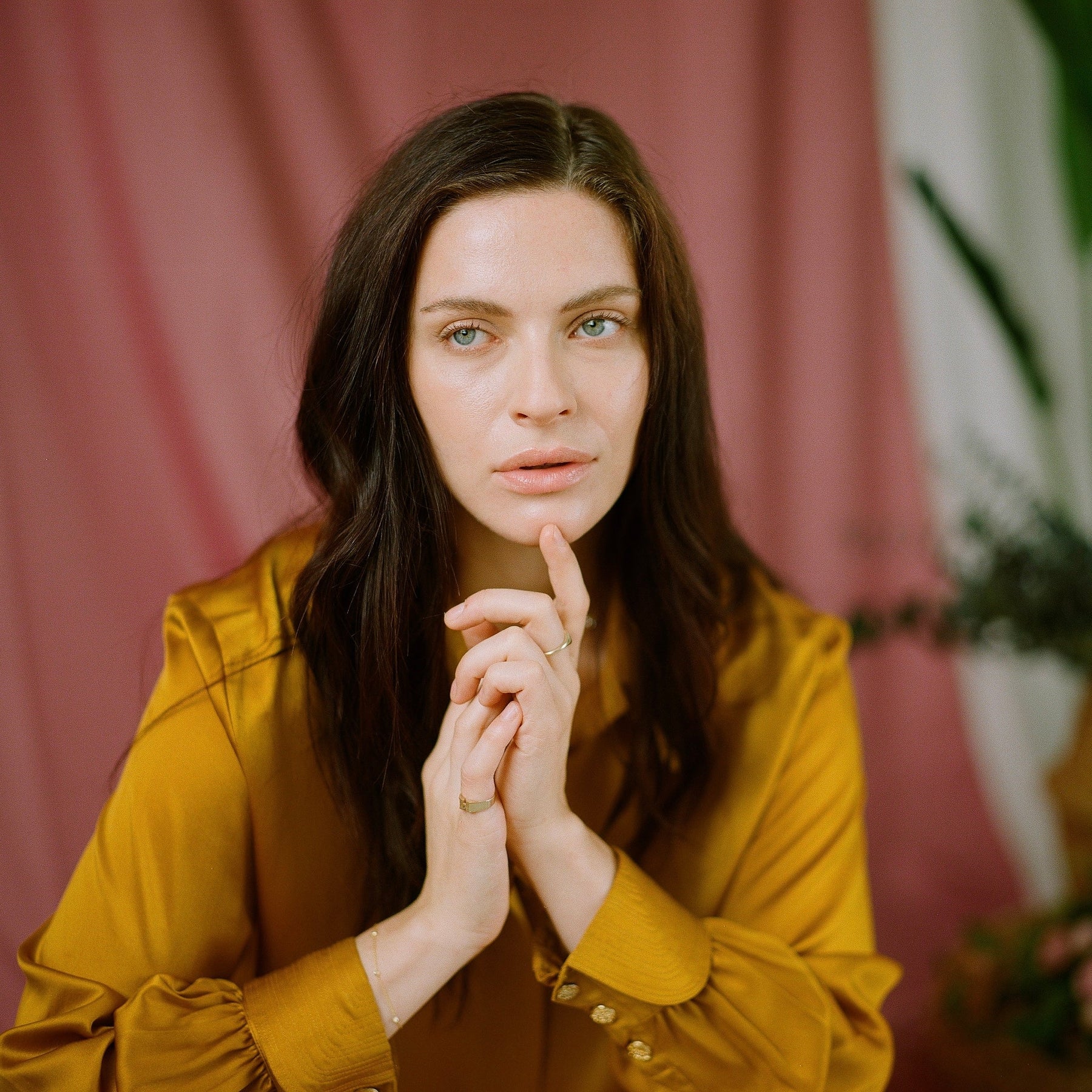 10K Gold Michelle Initial Ring