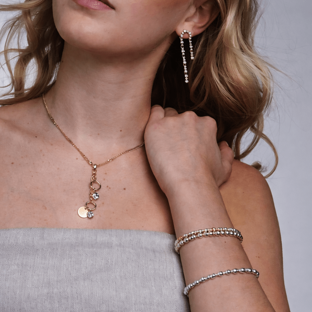 Mixed Metal Stretch Bracelet Bundle & Save