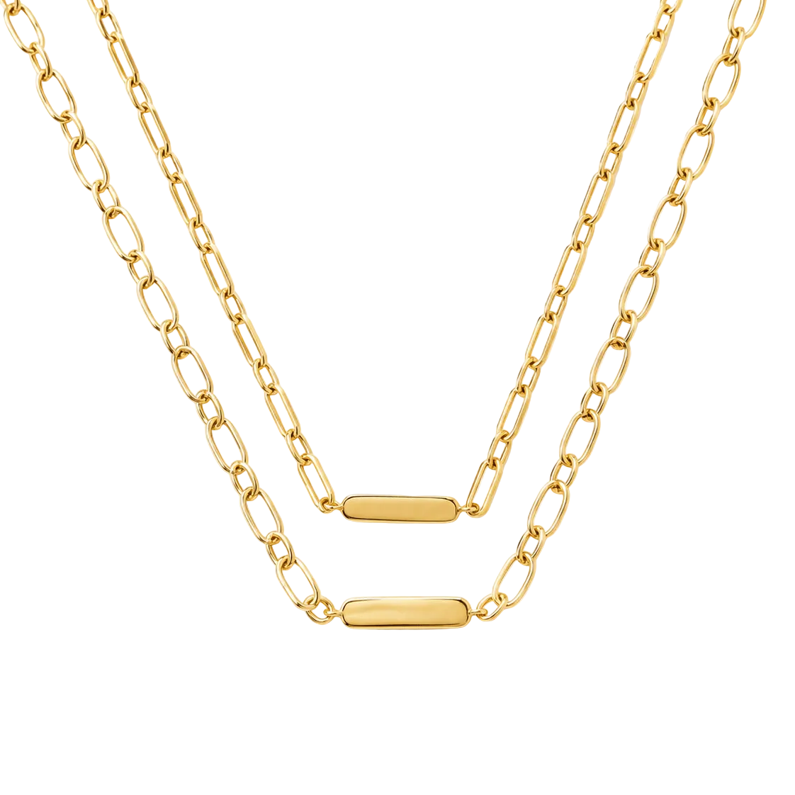 Personalized Paperclip Chain Necklace