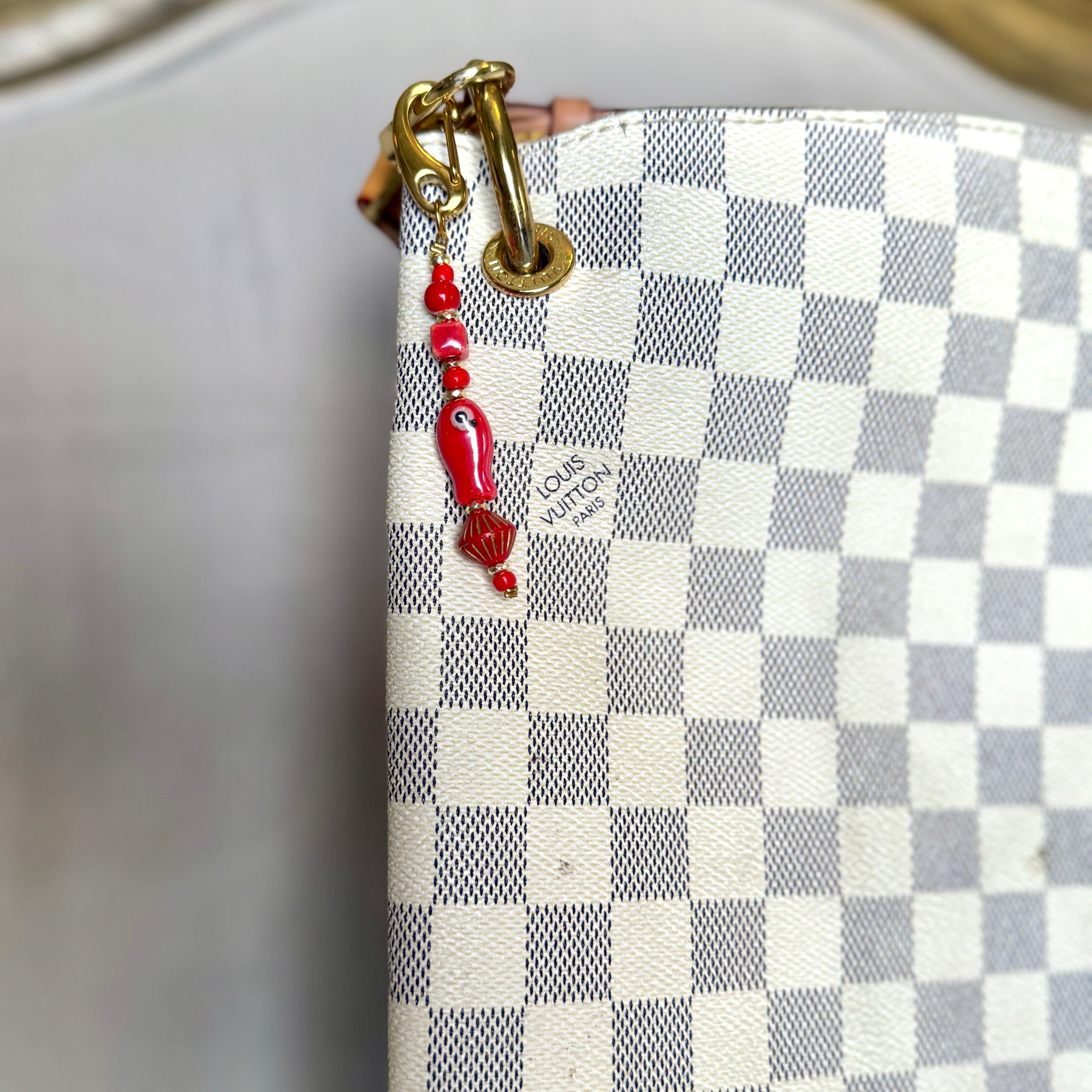 Evil Eye and Fish Bag Charm