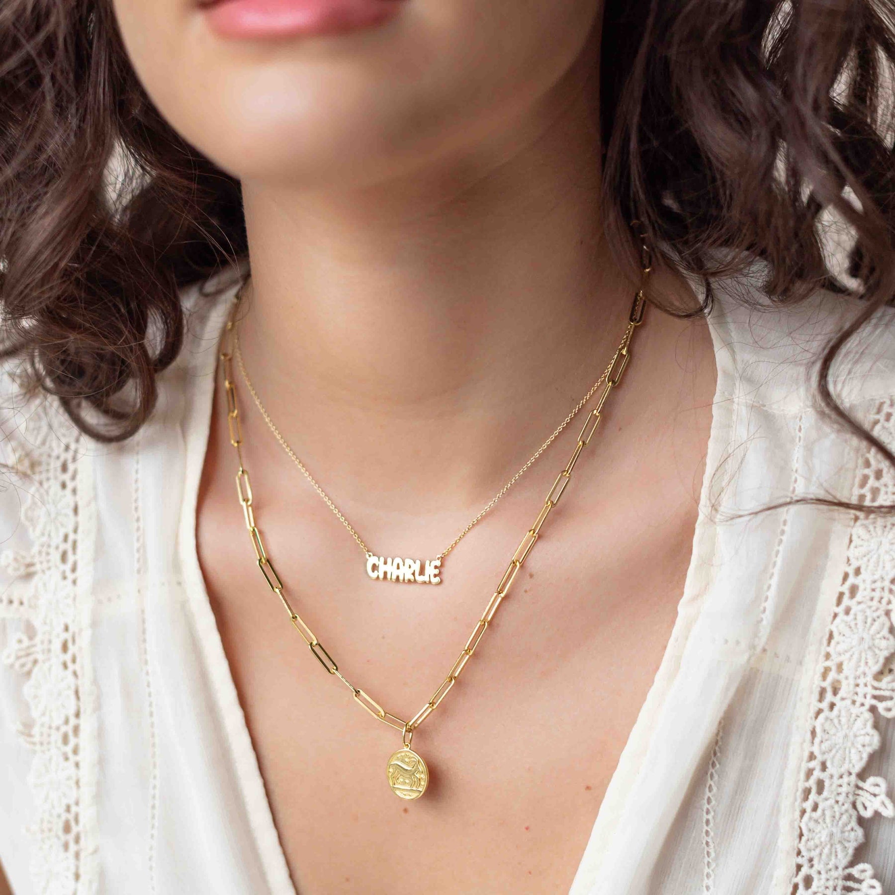 Bubble Name Necklace