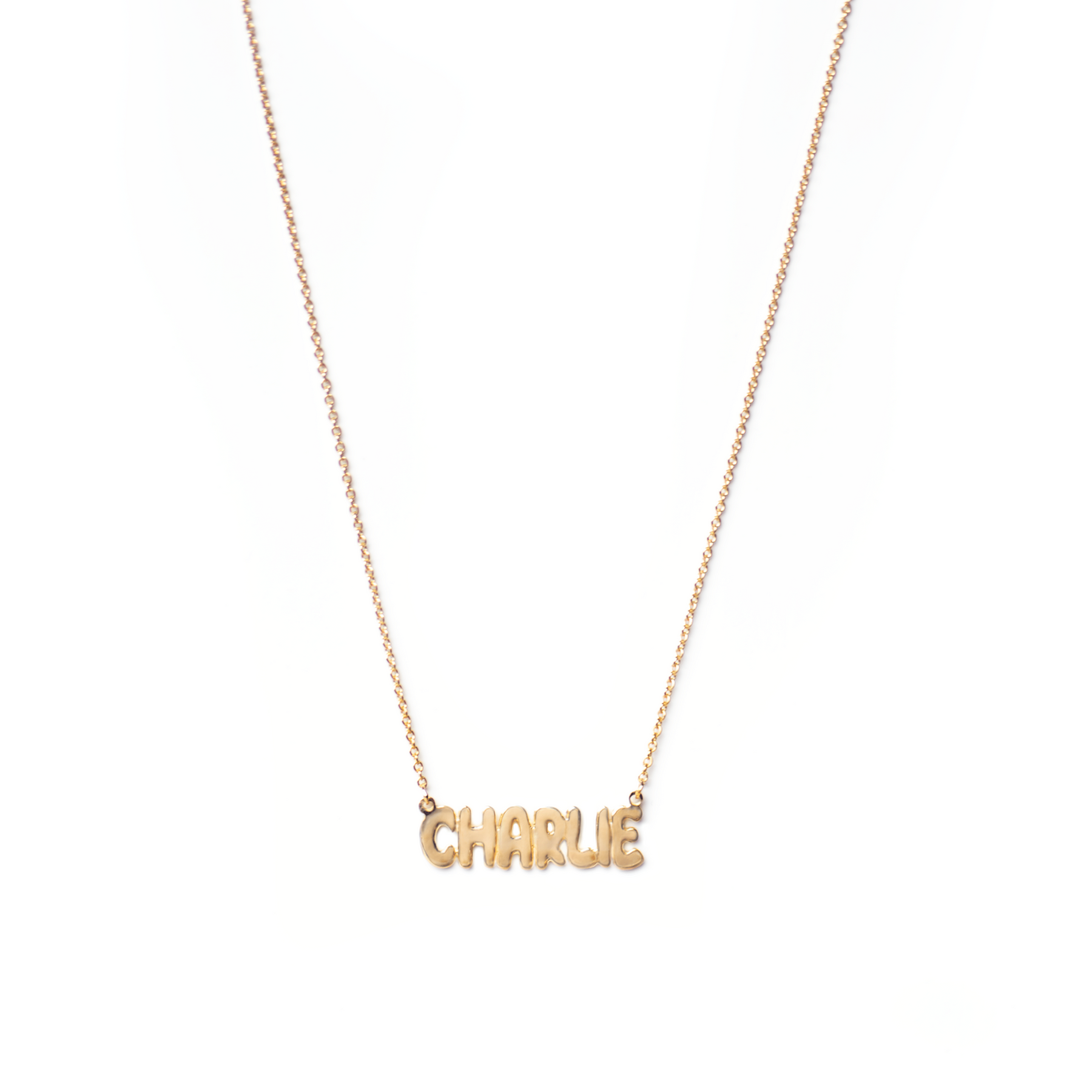 Bubble Name Necklace