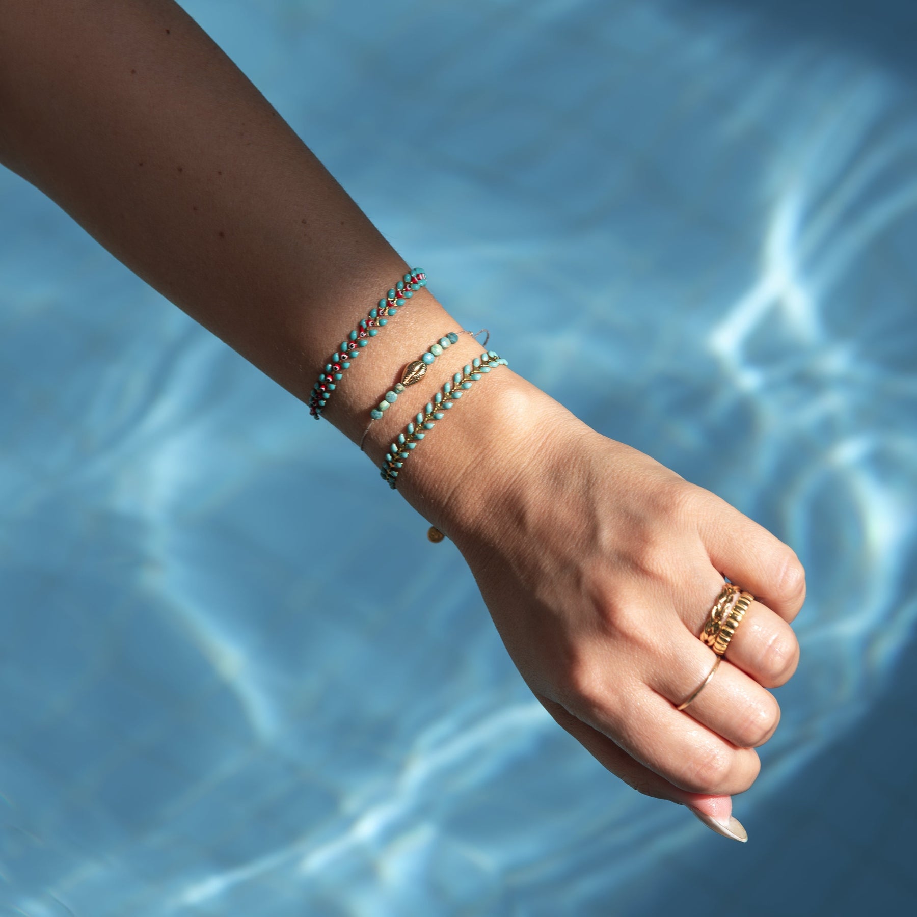 Léopold Evil Eye Cord Bracelet