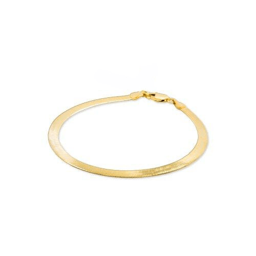 Snake Gold Herringbone Bracelet, Gold Flat Chain Bracelet, 14kt Gold Plated Chain Bracelet, Gold Herringbone store Chain, gold stacking bracelet