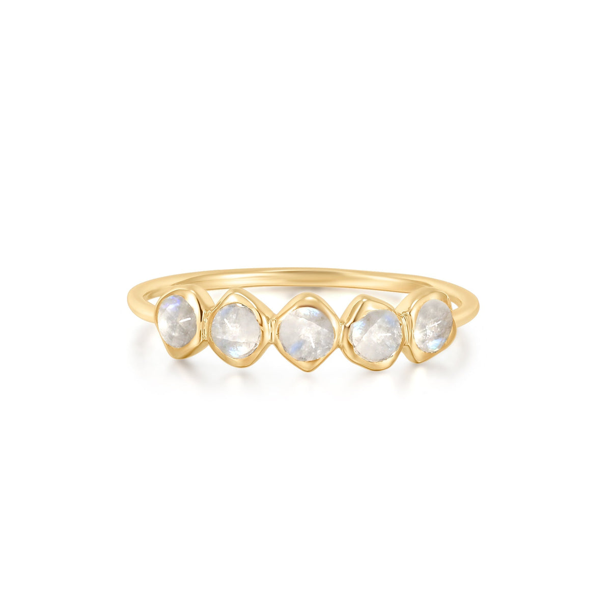 10K Gold Lara Moonstone Ring