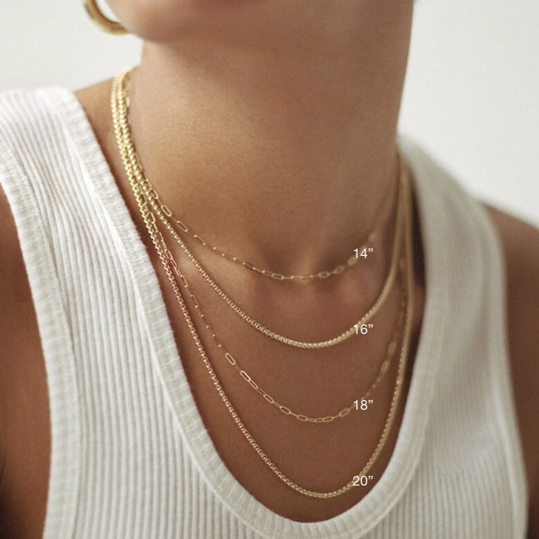 10K Gold Lyla Paperclip Chain