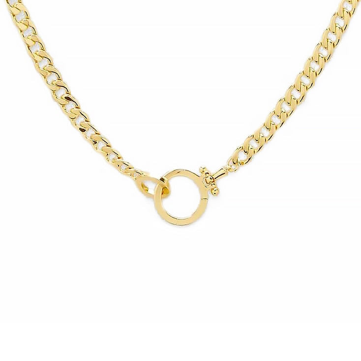 Katie Curb Chain Charm Necklace*