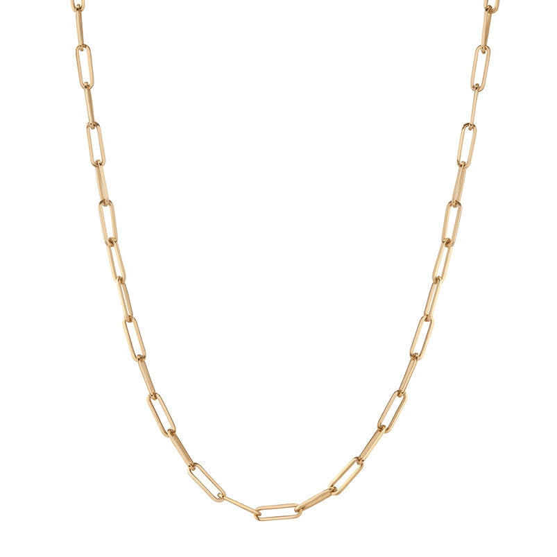 Whitney Large Paperclip Necklace