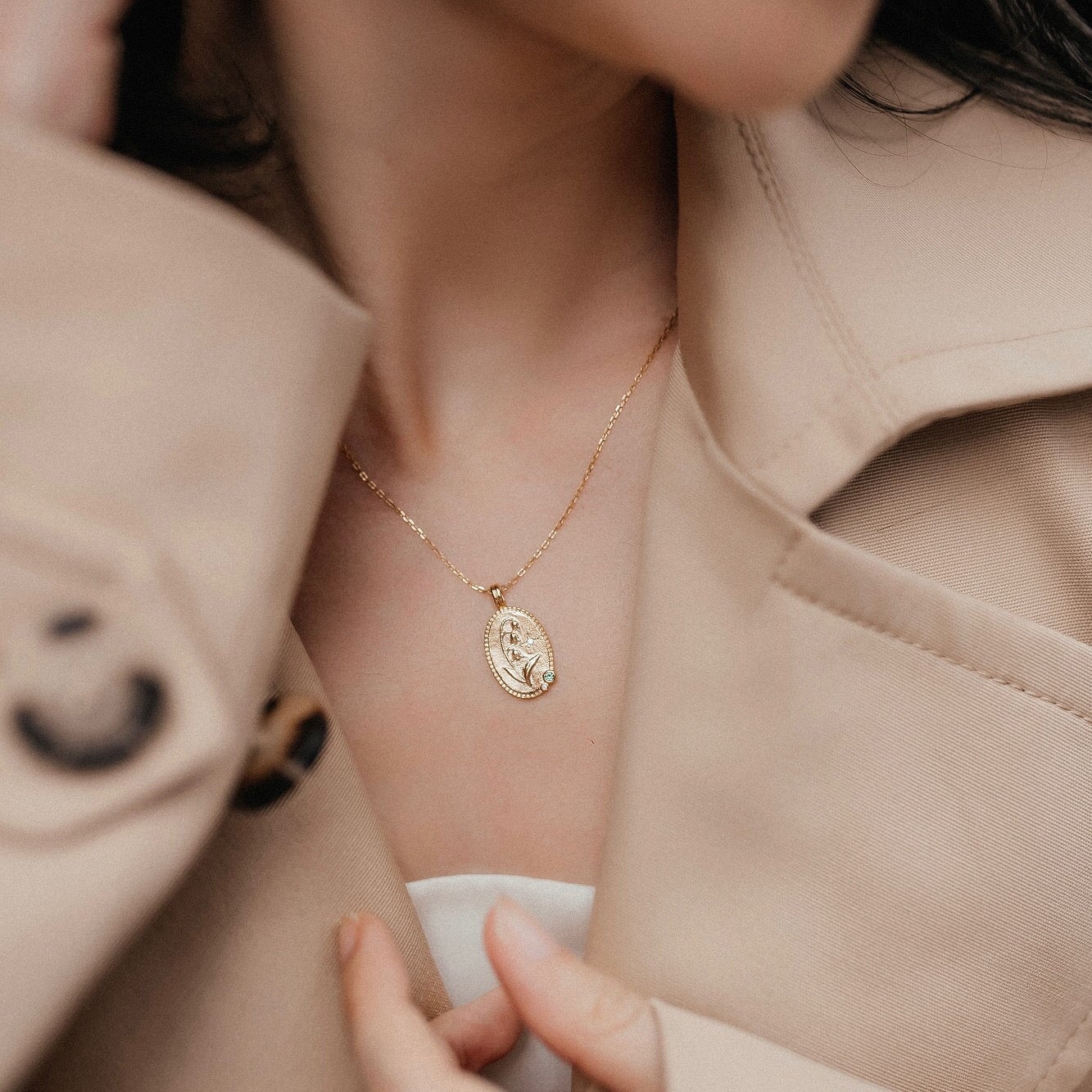 Lily Of The Valley Flower Necklace