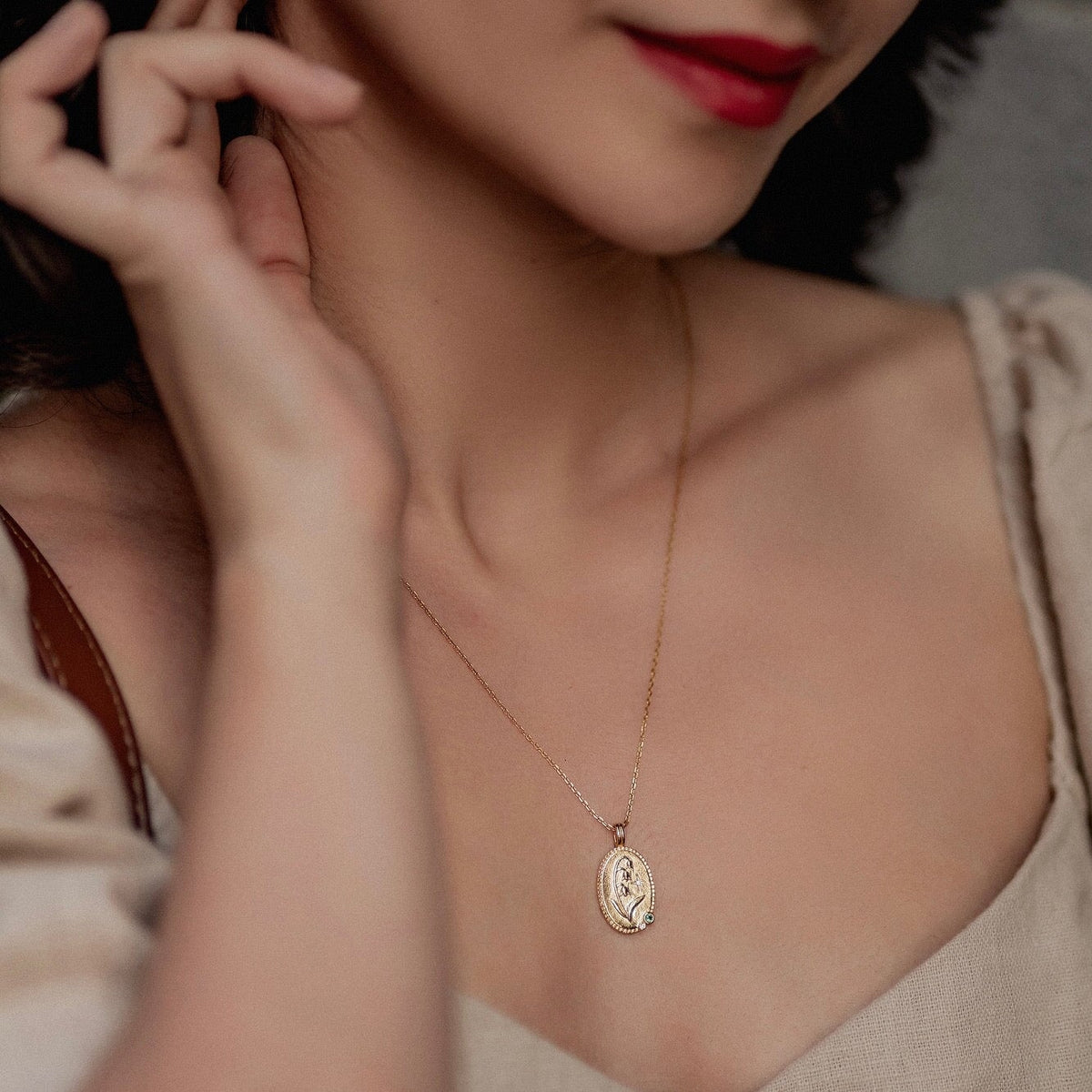 Lily Of The Valley Flower Necklace