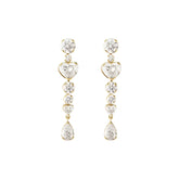 Pear Drop Statement Earrings