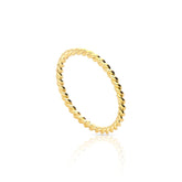 10K Gold Rope Ring
