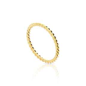 10K Gold Rope Ring