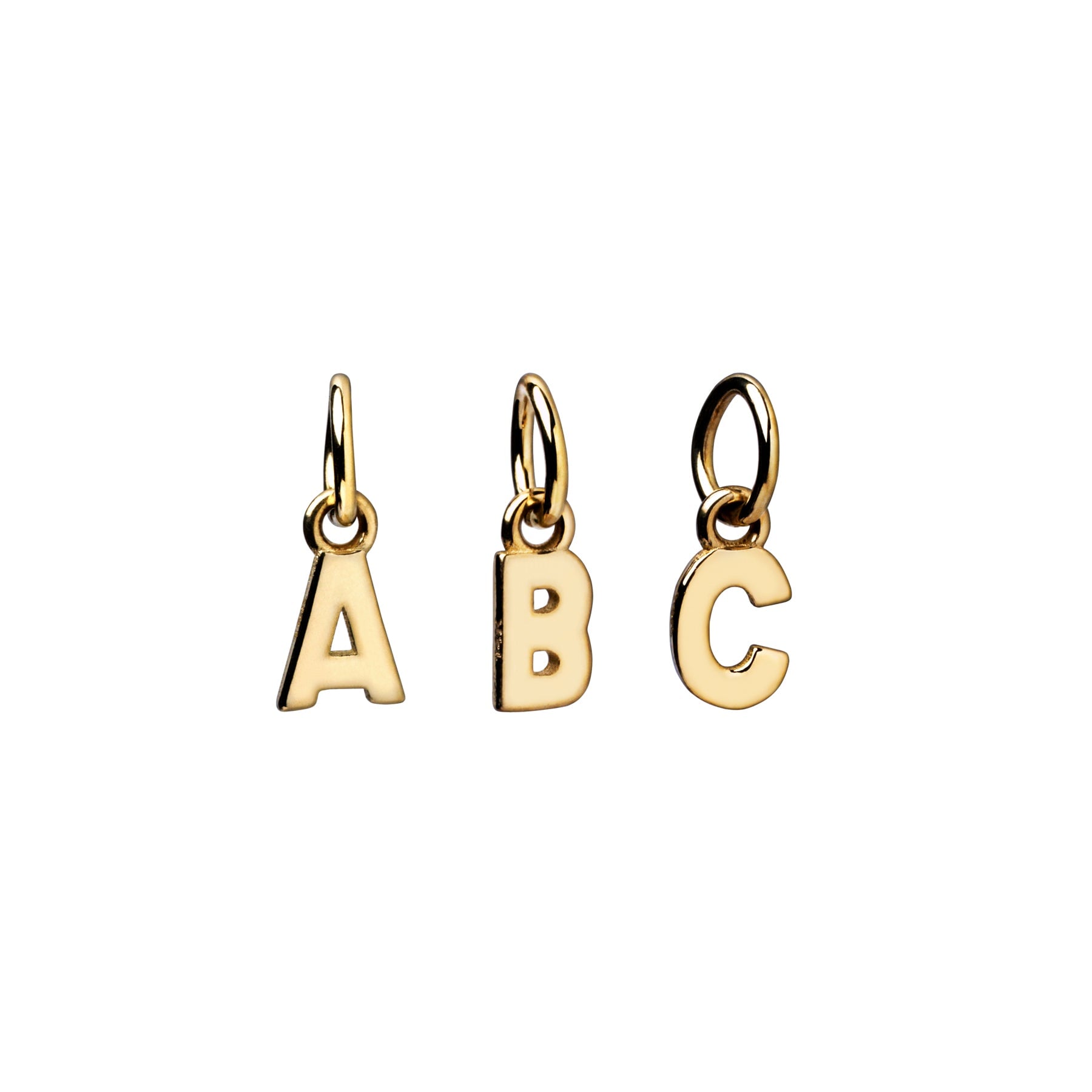 14K Gold Initial Charm