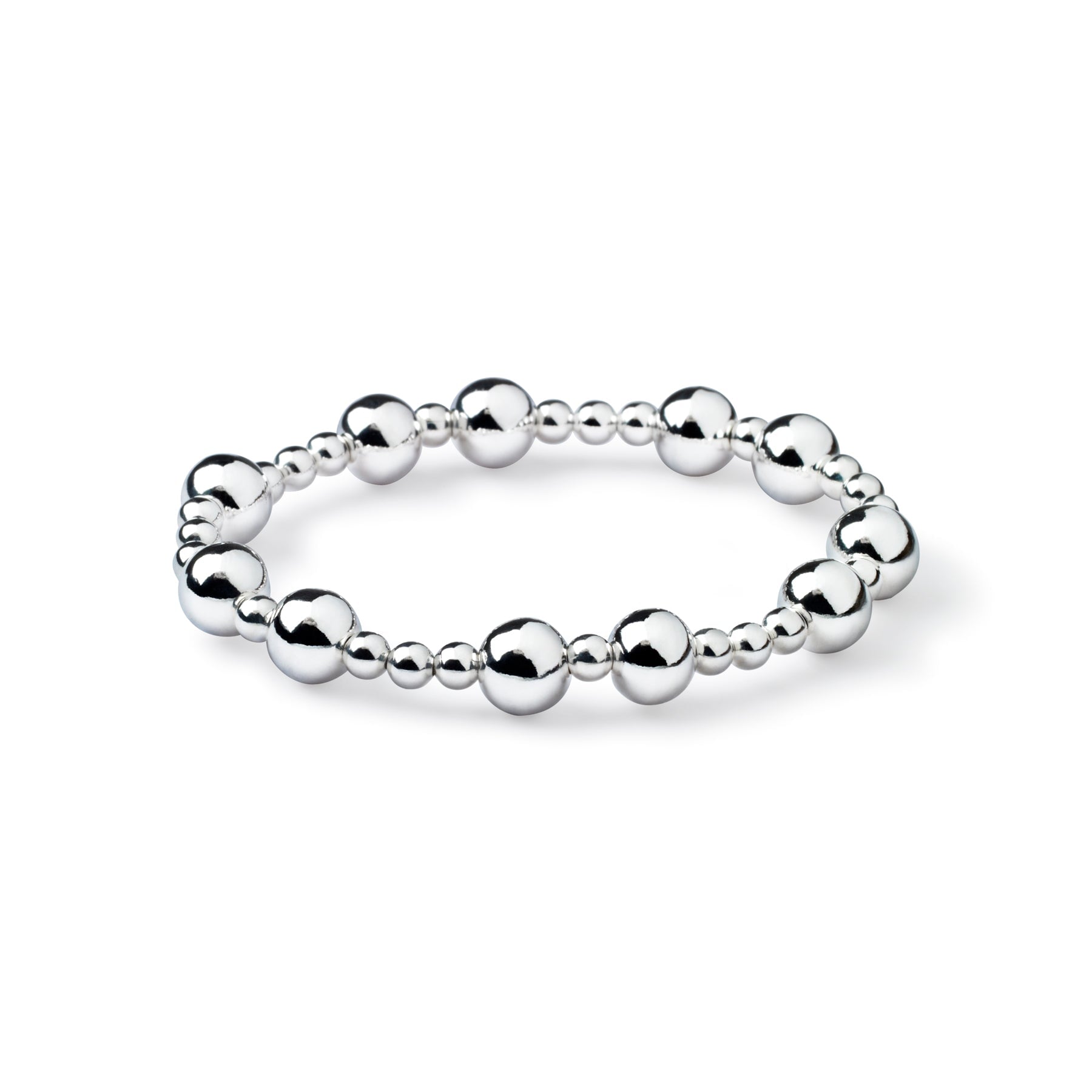 Mixed Bead Ball Bracelet