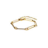 Nicole Large Paperclip Bracelet