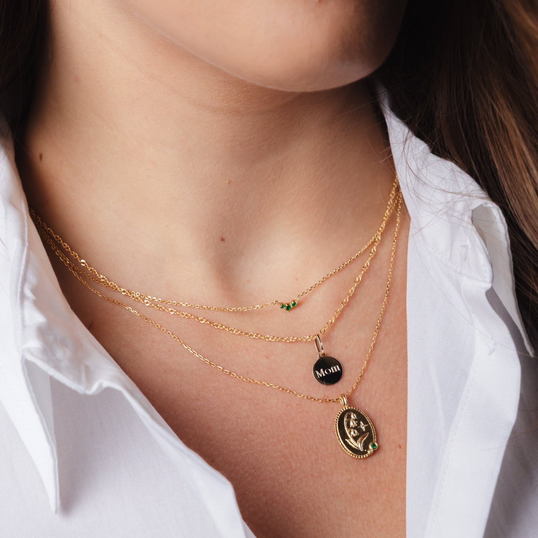 Lily Of The Valley Flower Necklace