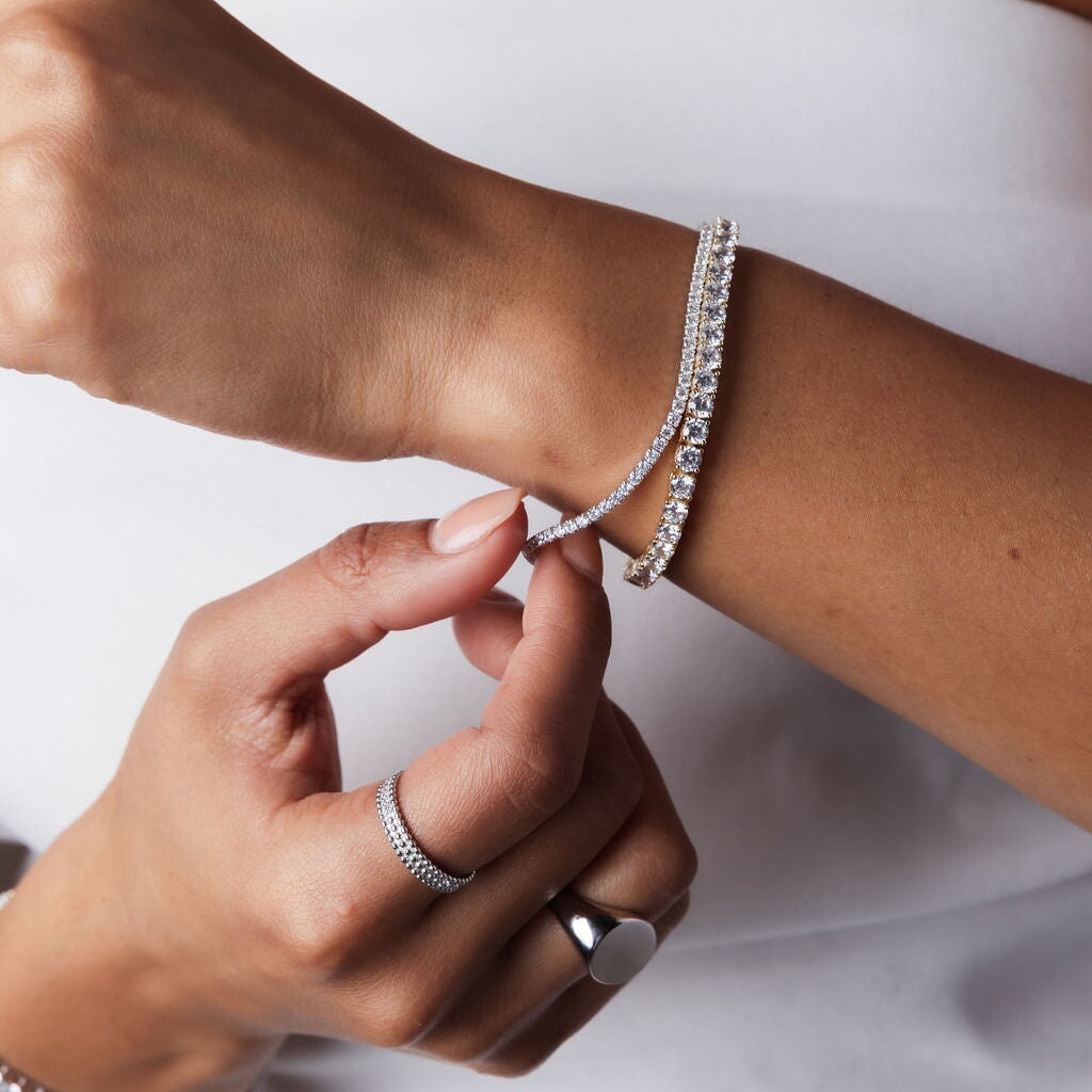 Mini Adjustable Tennis Bracelet