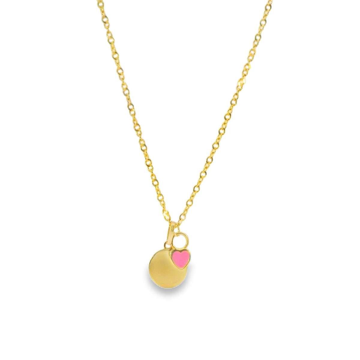 14K Sweet Heart Engravable Necklace