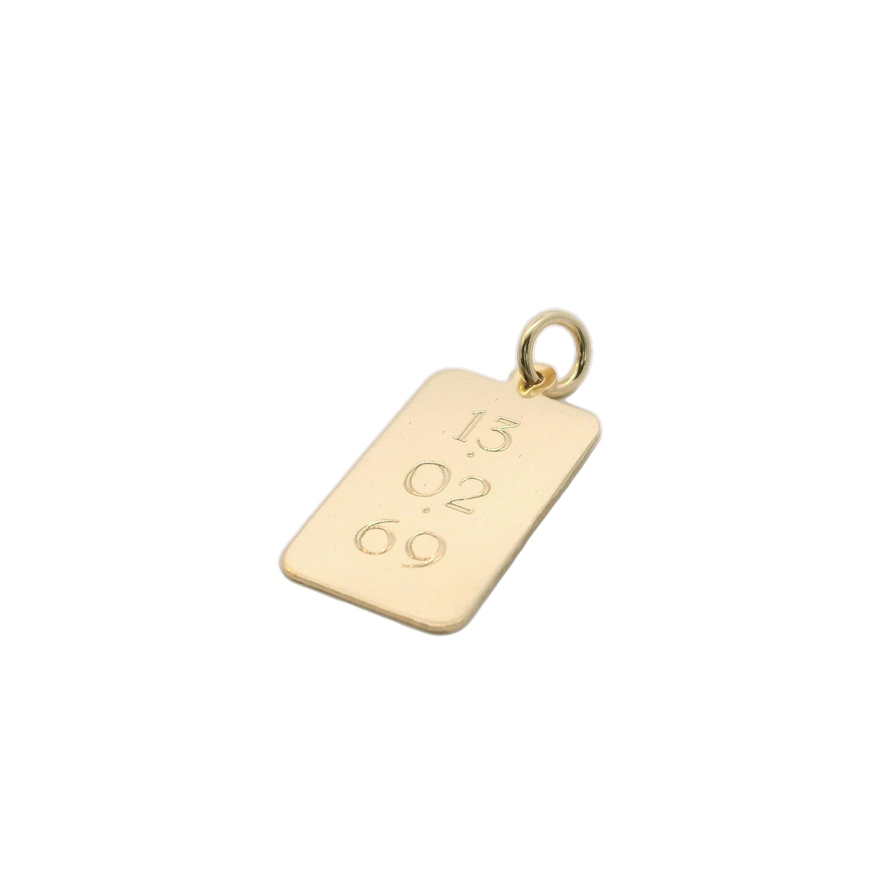 Engravable Dog Tag Charm