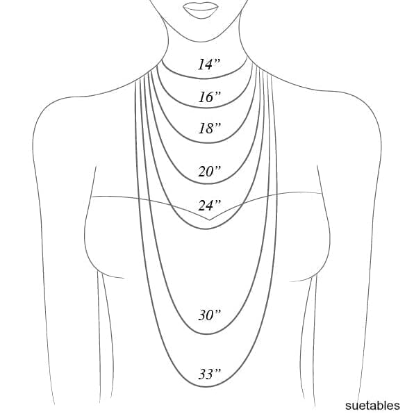 The Pavé Hook Bar Long Necklace