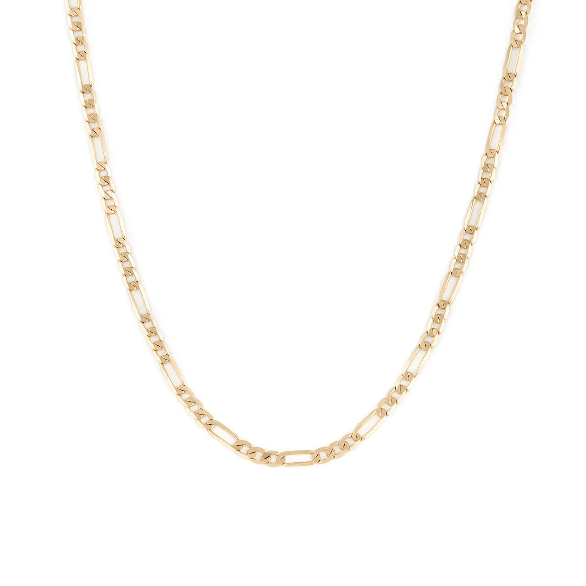 10K Gold Gentle Figaro Necklace