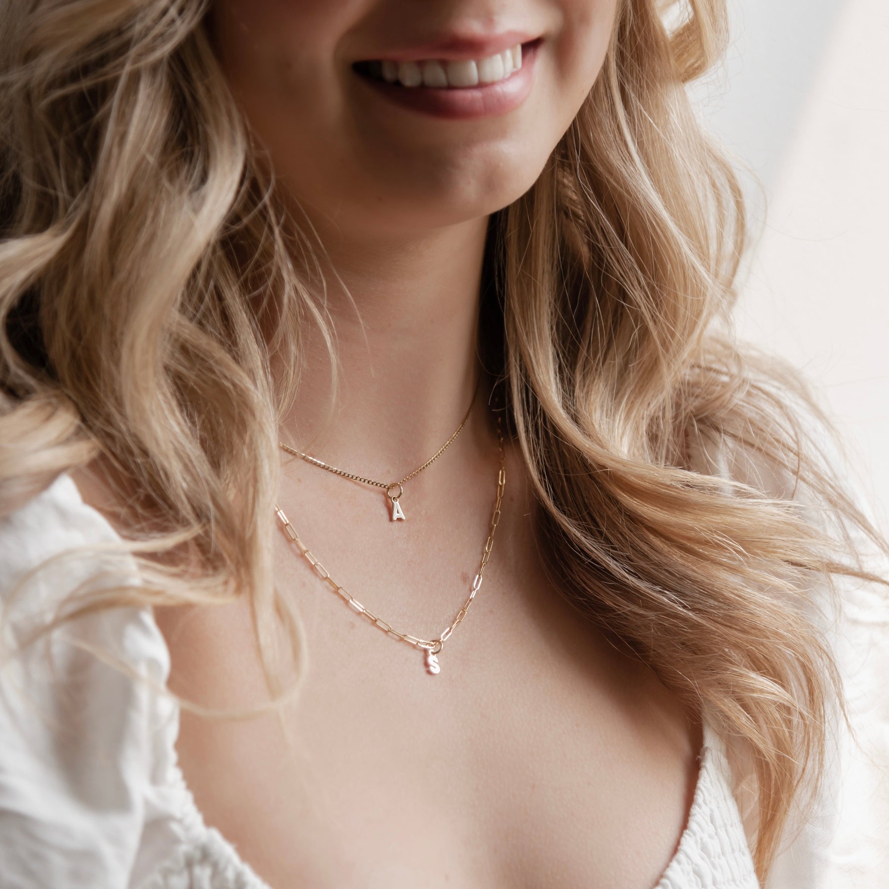 14K Gold Initial Charm