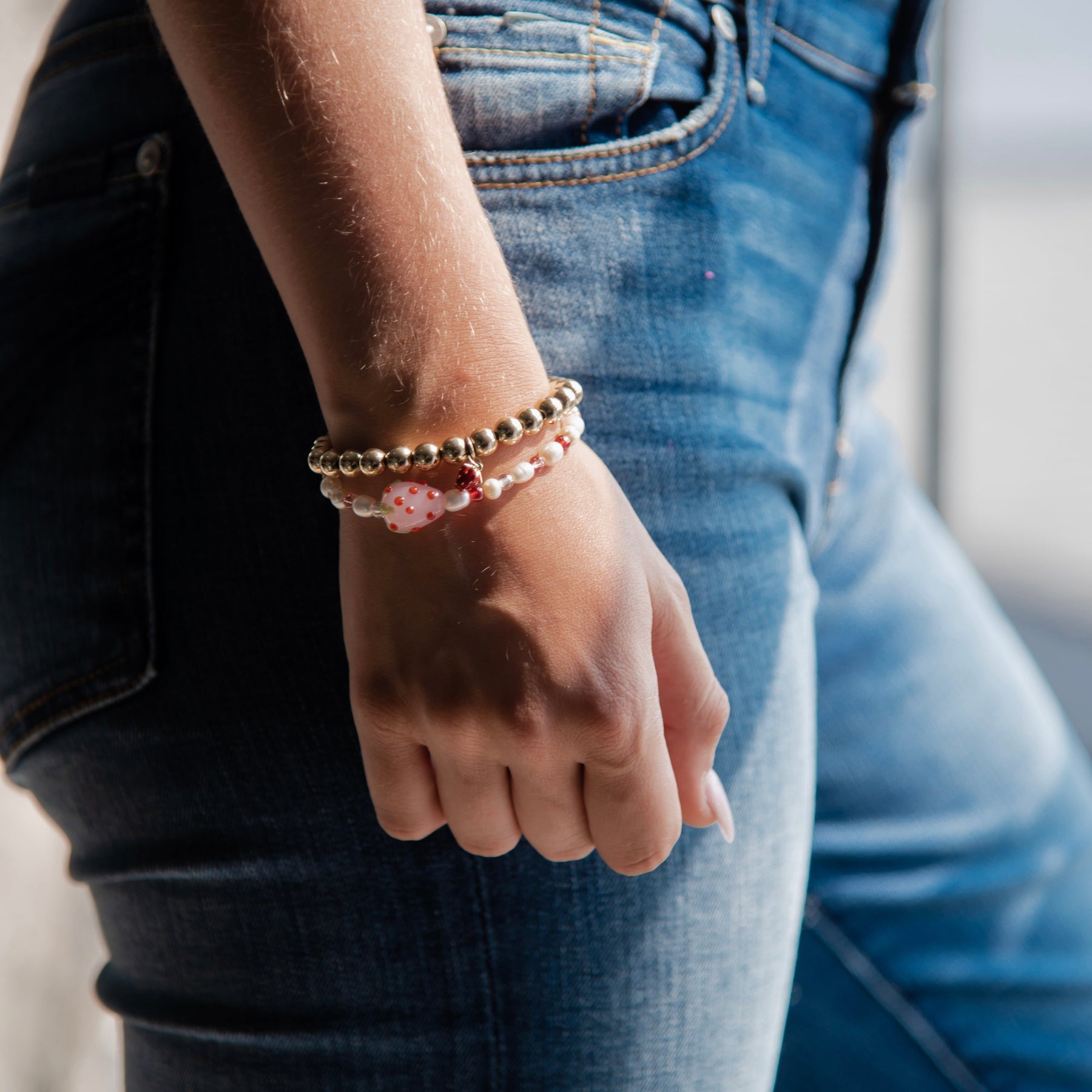 Shaye-Lily Glass Beaded Bracelets