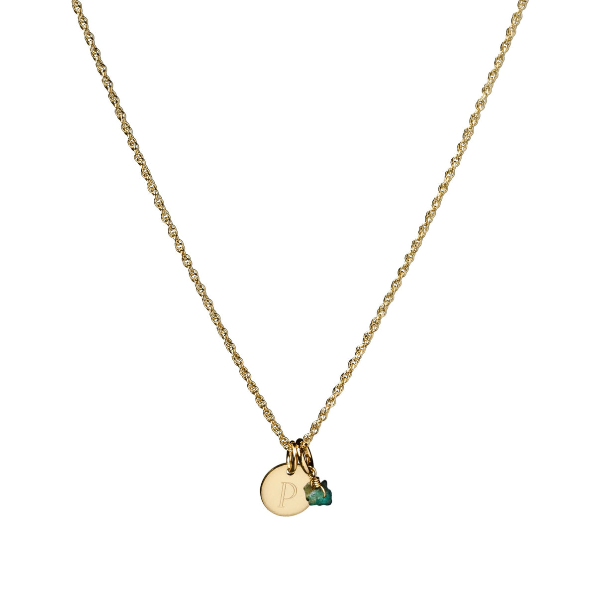 Taylor Personalized Birthstone Necklace