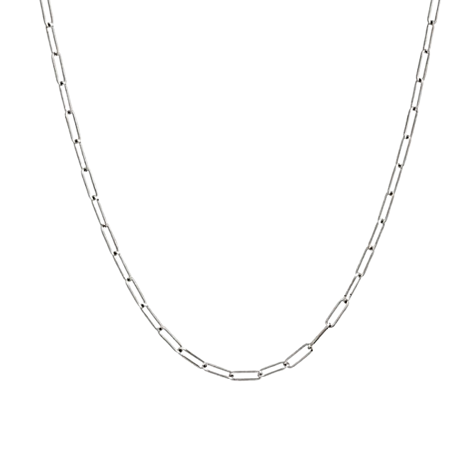 Paperclip Chain - Sterling Silver